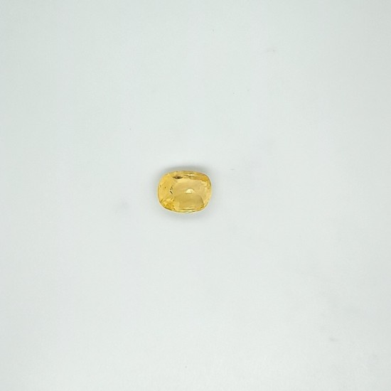 Yellow Sapphire (Pukhraj) 4.65 Ct Certified